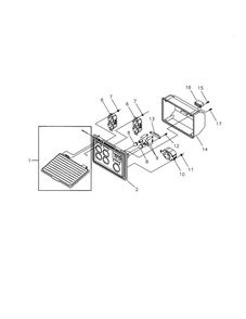 Control Panel Diagram and Parts List for 030238  Briggs and Stratton Generator